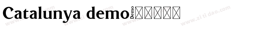 Catalunya demo字体转换